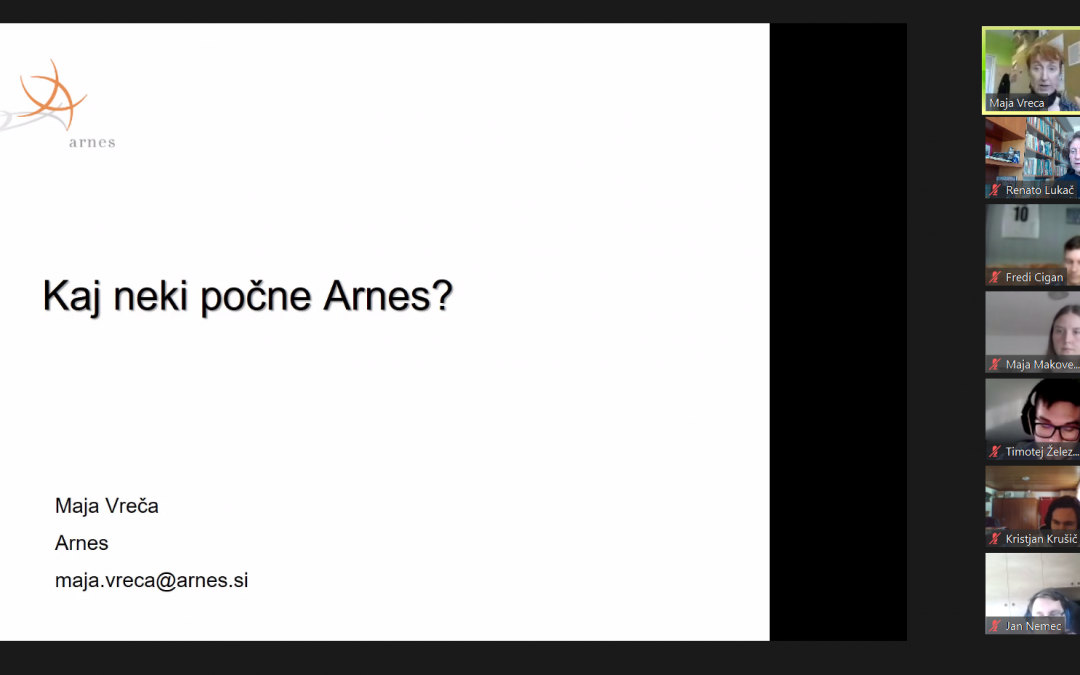 Strokovna E-ekskurzija: Arnes