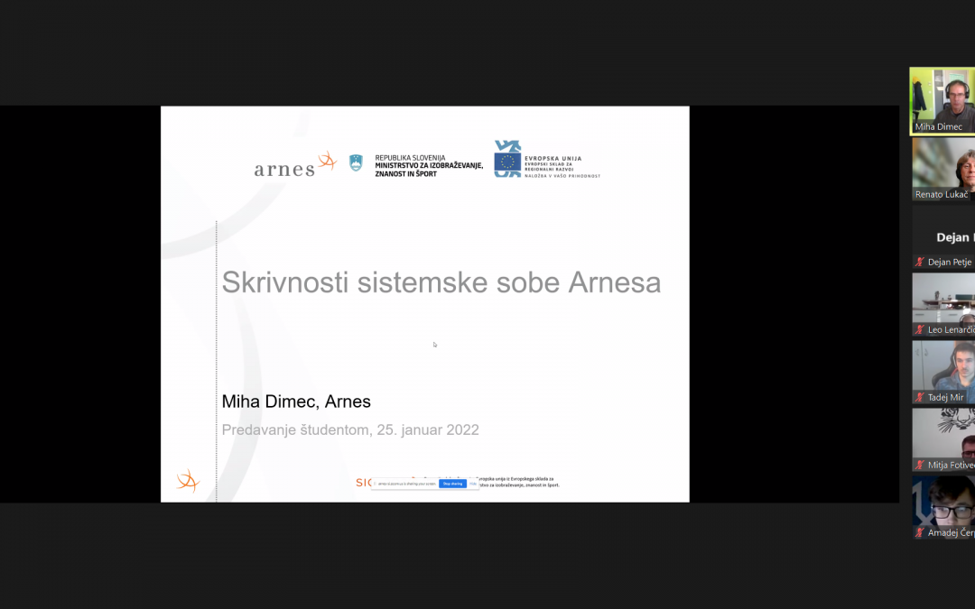 Strokovna E-ekskurzija: Arnes