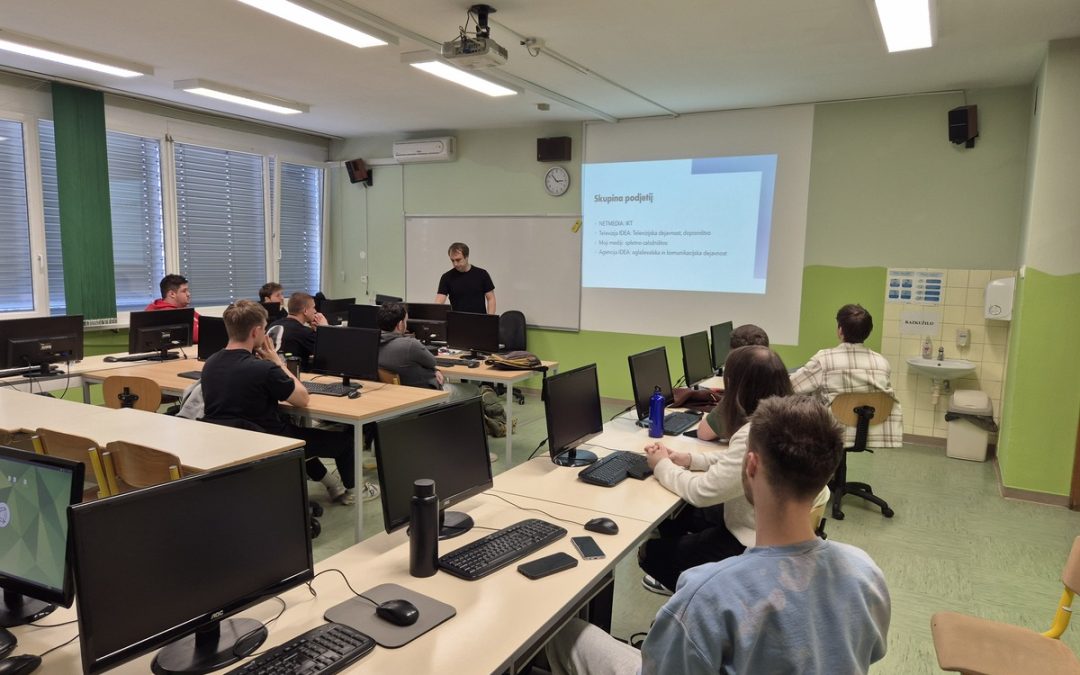 Študenti informatike gostili direktorja podjetja Netmedia